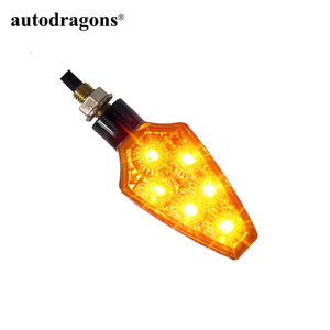 Luces Intermitentes para Motocicleta de 6W, 6 LED, 12V, Luz Amarilla, Indicador de Dirección - Product Image 4