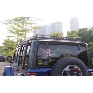 سلم جانبي صلب لسيارة رانجلر JK JL BJ40 من الشركة المصنعة لقطع غيار المركبات على الطرق الوعرة للبيع بالجملة إطار رف 4x4 - Product Image 6