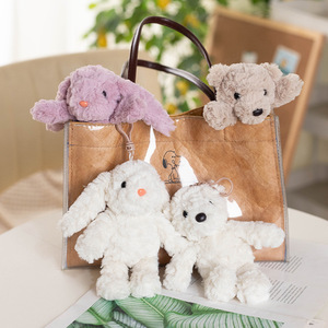 Lindo Llavero de Peluche de Cacatúa en Blanco y Negro, Animal de Peluche Suave Personalizable para Niños y Adultos, Regalo de 10 cm - Product Image 2
