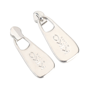 OCO Wholesale Metal <strong>Custom</strong> logo <strong>Zipper</strong> <strong>Pull</strong> Head Fancy <strong>Custom</strong> No Lock <strong>Zippers</strong> Puller <strong>Zipper</strong> Slider <strong>for</strong> Bag - Product Image 5