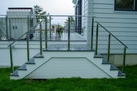 Panneaux de clôture en aluminium, revêtement en poudre noire, clôture de jardin en aluminium, garde-corps horizontal, garde-corps de sécurité pour cour, jardin, usine