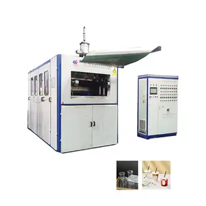 Machine de fabrication de gobelets à eau en plastique d'occasion Ligne de production de conteneurs en PP PET machine de thermoformage à vendre