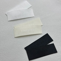 Étiquettes de col tissées sur mesure de luxe et logos brodés, étiquettes tissées, étiquettes lavables pour vêtements, pantalons, robes, chapeaux, chaussettes, chaussures, sacs