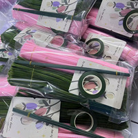 Kit de fleurs en fil de chenille, fils de chenille pastel de 8 mm extra épais pour fleurs géantes DIY et décoration intérieure