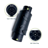 Nouvel adaptateur GB/T pour charge de voiture standard chinoise Type 1 vers prise de station GBT EV 32A Condition d'entrée