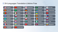 Traductor de Escritorio con IA, Android, 4G, WiFi, de 10 Pulgadas, Intérprete de Voz Instantáneo Bidireccional, Terminal Inteligente de Traducción para Negocios