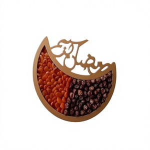 Bandeja de Metal para Ramadán de Último Diseño, Calidad Exclusiva, Forma Personalizada, Bandeja para Servir Frutos Secos al Precio Más Bajo - Product Image 1