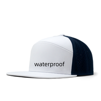 Blank logo Baseball 6 7-panel Non-waterproof Snapback Laser Hole Custom Trenches Hydro Waterproof Cap Hat