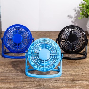 ポータブル小型デスク4ブレード冷却ファンUSBミニ有線ファン操作スーパーミュートPC/ラップトップ/ノートパソコン用 - Product Image 3