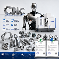 Pièces usinées sur mesure CNC pour robot, boîtier en alliage d'aluminium et acier inoxydable, prototype de bras intelligent, usinage par électroérosion à fil