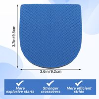 2 paires de semelles intérieures de performance pour patins de hockey, coussinets de protection pour patins à roulettes, pour les entraînements et les matchs des joueurs