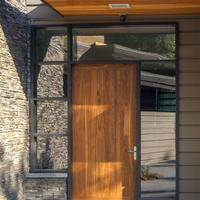 Inserts en verre pour porte d'entrée DAIYA avec design de portes françaises
