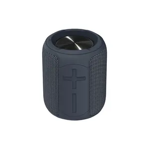 Mini caixa de som portátil sem fio, subwoofer à prova d'água para estúdio, música, áudio, bluetooth