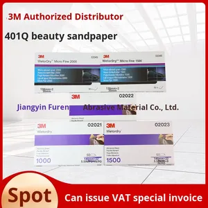 ورق صنفرة مائي عالي الكفاءة مزدوج الجوانب 3M 401Q 02022 مقاس 9*11 بوصة بدرجة خشونة 1000-2500P خاص بتفاصيل السيارات - Product Image 4
