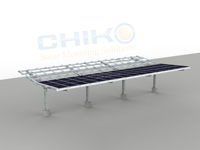 Abri de voiture commercial imperméable en acier galvanisé à chaud, résistant au vent, pour parking, certifié TUV CHIKO, sur mesure OEM