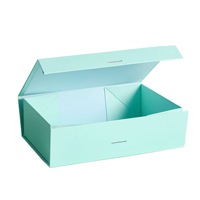 Vente en gros Boîte en papier pliable personnalisée Emballage en carton magnétique pliable pour vêtements avec ruban cadeaux Échantillon gratuit Dossiers de type boîte