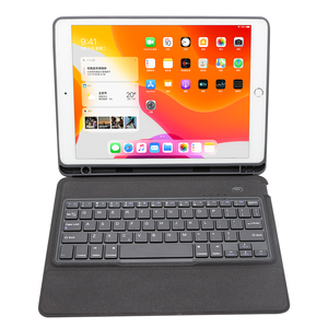 Entrega rápida <span class=keywords><strong>2020</strong></span> gary color bluetooth funda con teclado TPU inalámbrico para 10.2 pulgadas Nuevo iPad 10.5 pulgadas iPad Air - Product Image 1