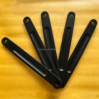 Sangles de positionnement droite pour voiture de course Sprint Car de 7 pouces, modèle Jacobs Ladder, en aluminium noir, neuves, pour micro-midgets de course, en stock