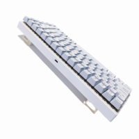 Clavier mécanique optique rétroéclairé RVB à 83 touches, vert, rouge, personnalisé, DIY, mini USB filaire, mode de jeu