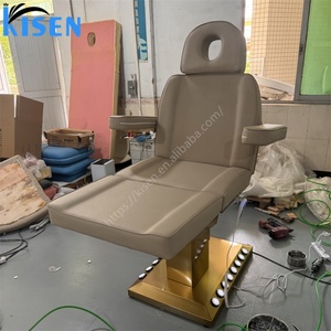 KISEN Adjustable Hydraulic Portable Chair Tables De Electric Salon Cosmetic Curved Facial Spa Beauty <b>Bed</b> Lash Massage Table - Product Image 5