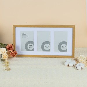 <span class=keywords><strong>Cadre</strong></span> <span class=keywords><strong>photo</strong></span> de mariage en MDF vertical à trois cadres, à suspendre, fait main, cadeau créatif <span class=keywords><strong>personnalisé</strong></span> pour les couples - Product Image 2