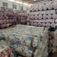 Rouleaux de tissu pour draps en gros, 100 % microfibre de polyester tissée, imprimée, pour draps et housses de couette