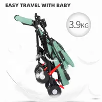 Trolley Baby Stroller Wholesale Wonderfold Carriage Pushchairs Travel Foldable Trolley Buggy Poussette Kids Push Cart Baby Umbrella Prams Stroller