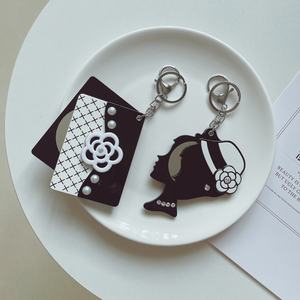 Porte-clés portable en gros Petit miroir Miroir <span class=keywords><strong>de</strong></span> <span class=keywords><strong>maquillage</strong></span> rétro et <span class=keywords><strong>simple</strong></span> - Product Image 3