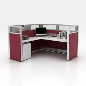 Risan T10 — table de bureau moderne en forme de l, meubles pour compartiments de travail, petite partition