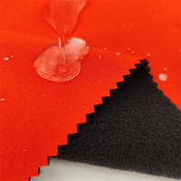 100% poliéster 3 capas 100D 4-Stretch Softshell Fleece tela textil estilo sarga impermeable al aire libre ropa de dormir
