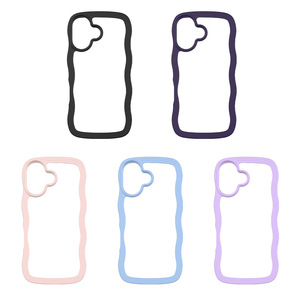 Chống sốc <span class=keywords><strong>TPU</strong></span> + Acrylic Wave Khung <span class=keywords><strong>Cover</strong></span> Quay Lại Cho 13/14/15/16 Pro Max/16E Điện Thoại Di Động Trường Hợp (5 Màu Sắc) - Product Image 1