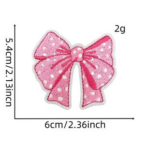 Computer Embroidery Iron on Kawaii Various Bowknot Patch for Clothes <b>Hat</b> <b>Bag</b> Decoration - Product Image 6