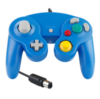 Gamecube Controller, controladores NGC con cable clásico Gamepad Joystick para Nintendo y Wii Console Game Remote Black