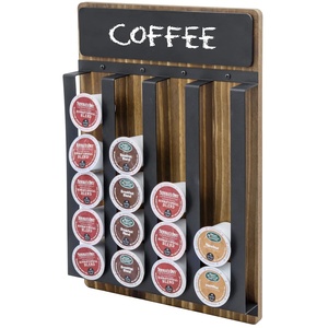 Kaffeekapseln Aufbewahrung Metall  Groer Kapselhalter Organizer Fr 40  Kapseln, Schwarz, Fr Theke & Kche