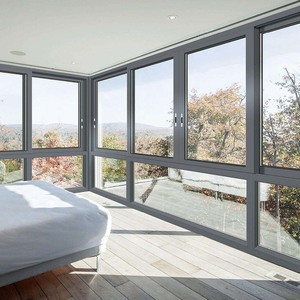 Doppio vetro scorrevole porta a battente trasparente in vetro temperato per la casa divisorio parete ufficio mobile bagno cucina solare industriale - Product Image 1