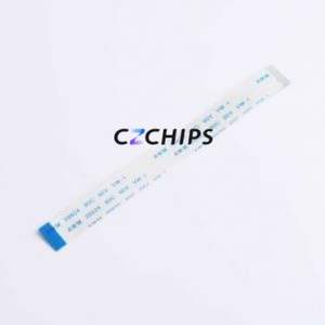 HX FFC-0.5-18P-100mm F FFC Cable (Flexible Flat Cable) P=0.5mm Connector 18P 0.5mm 0.3mm Reverse - Product Image 1