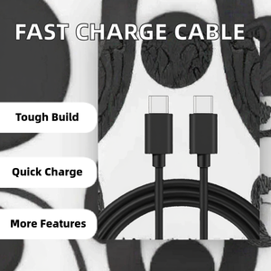 20W ~ 60W USB <span class=keywords><strong>C</strong></span> a <span class=keywords><strong>C</strong></span> Cable de carga rápida 1M Cable PD de cinco núcleos con chaqueta de PVC Datos de carga PD estándar de cinco núcleos - Product Image 3