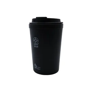 400Ml Bamboo Charcoal Inner Cup Bottle Eco Friendly Material Business Gifts Bottle Stainless Steel Travel Mug