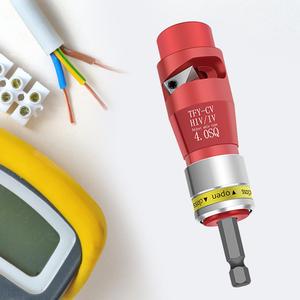 Elettricista in acciaio portatile per trapano a mano per il taglio 4.0 strumenti rotanti e applicazioni di connettori