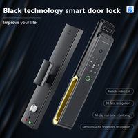 Cerradura Inteligente EY-K900 con Wi-Fi, Reconocimiento Facial 3D, Control por Aplicación y Contraseña, para Madera/Acero/Latón/Acero Inoxidable