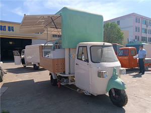 Nouveau camion de vente ambulante APE Mobile en acier inoxydable pour la vente de glaces, de hot-dogs, de pizzas et de desserts, remorque tricycle à vendre aux États-Unis - Product Image 4