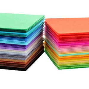 Tissu en <span class=keywords><strong>feutre</strong></span> Challie écologique imperméable à motif croisé, 100 % polyester, avec motif teint pour la décoration intérieure - Product Image 1