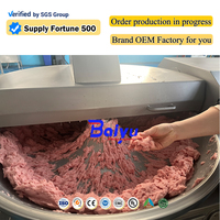 Machine à découper sous vide à grande vitesse Baiyu avec couteau SUS440C pour équipement industriel de transformation de la viande