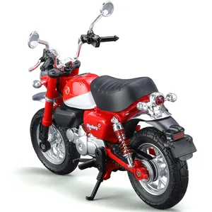 Modèle <span class=keywords><strong>de</strong></span> moto miniature 1/12 Ho Little Monkey en alliage métallique moulé sous pression et plastique, avec lumières, cadeau unisexe pour enfants, roues mobiles - Product Image 4