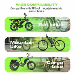 UK Stock Ebike <b>Battery</b> <b>48V</b> 30Ah Polly E-Bike <b>Battery</b> High Capacity with 50A BMS, GPS 4A Charger Free Shipping for 1500W-2000W - Product Image 6