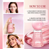 Spray hydratant, éclaircissant et apaisant pour le visage à base de collagène en peptides, marque privée GZ
