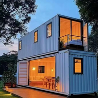 Maison préfabriquée modulaire respirante et antirouille avec installation rapide pour les camps de travailleurs et les appartements, design moderne