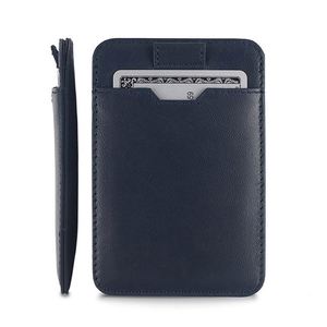 Fábrica BSCI, Tarjetero Delgado de Cuero con Logotipo Personalizado Vintage, Elegante y Delgado para Hombre - Product Image 5
