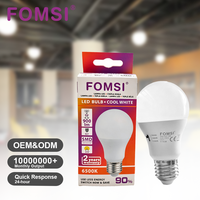 Bombilla LED FOMSI de Alta Calidad, 9W, E27/E14, 3CCT, Interruptor DIP, Espectro Completo, Venta al por Mayor de Fábrica