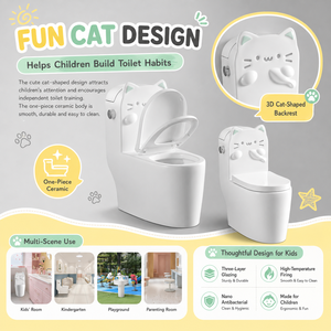 <span class=keywords><strong>WC</strong></span> en céramique à double chasse et fermeture douce, à poser au sol, avec garantie de 5 ans, idéal pour les salles de bain résidentielles, scolaires, hôtelières et de villas - Product Image 5